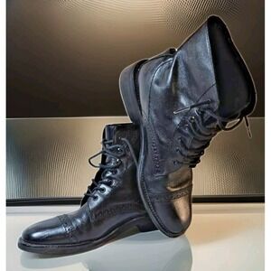 TuffRider Men's Baroque Lace Up Paddock Boots Black |  US size 7 Vintage‎